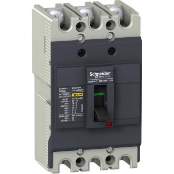 Автоматический выключатель 3П3Т SCHNEIDER ELECTRIC EASYPACT EZC100 18 кА/380В 50 A