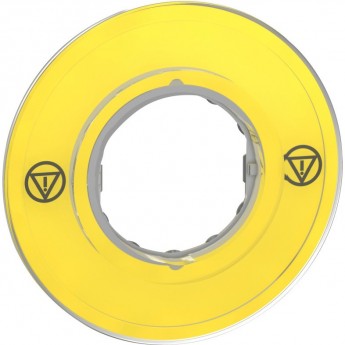 Маркировка SCHNEIDER ELECTRIC HARMONY для аварийной кнопки без надписи 60ММ 3D