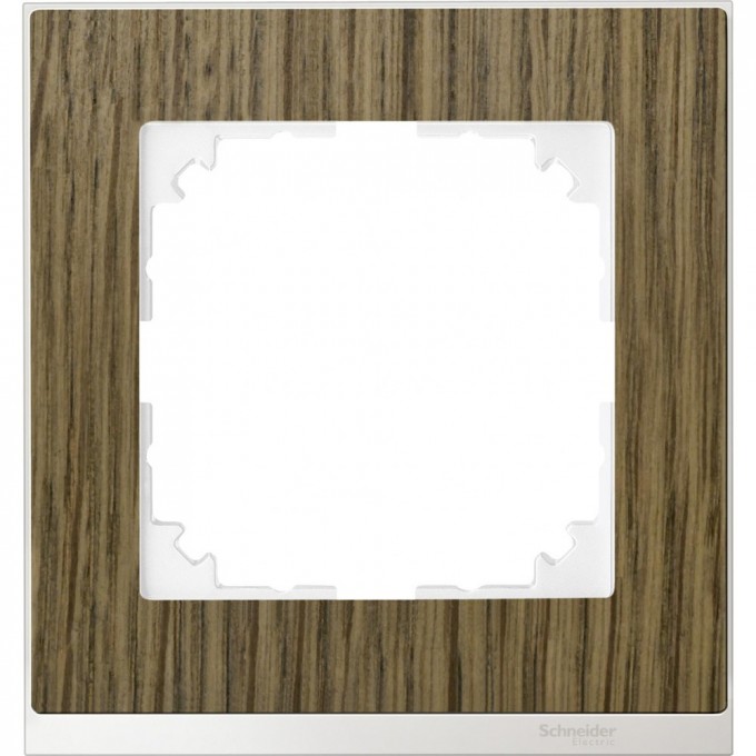 1-постовая рамка SCHNEIDER ELECTRIC MERTEN M-PURE DECOR, ДУБ/БЕЛЫЙ, SM MTN4010-3674