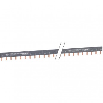 Гребенчатая шинка 1П (L1…) 57 МОД.18ММ 100А разрезаемая