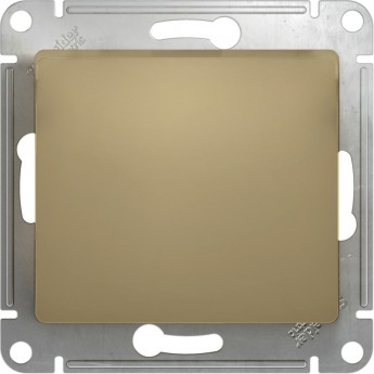 Переключатель 1-клавишный SCHNEIDER ELECTRIC Glossa перекрестный, сх.7, 10АХ, механизм, титан