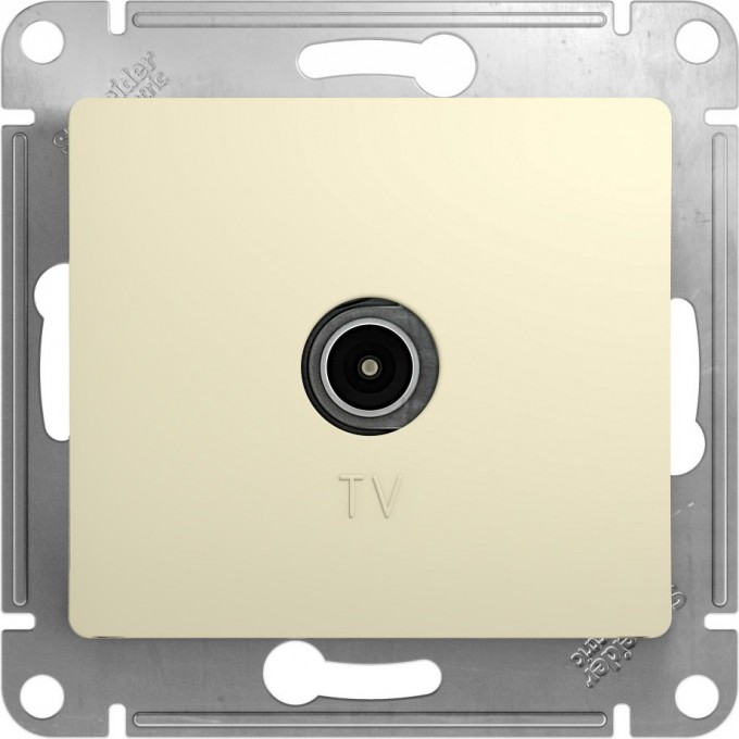 TV антенна коннектор SCHNEIDER ELECTRIC GLOSSA, механизм, БЕЖЕВЫЙ GSL000293