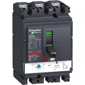 Автоматический выключатель 3П3Т SCHNEIDER ELECTRIC COMPACT TM63D NSX100B