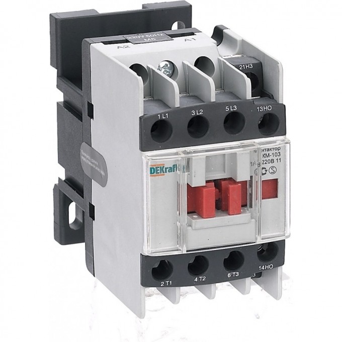 Контактор SCHNEIDER ELECTRIC DEKRAFT 18А 380В АС3 1НО+1НЗ КМ-103 22114DEK