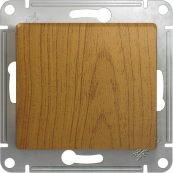 Переключатель 1-клавишный SCHNEIDER ELECTRIC Glossa перекрестный, сх.7, 10АХ, механизм, дуб
